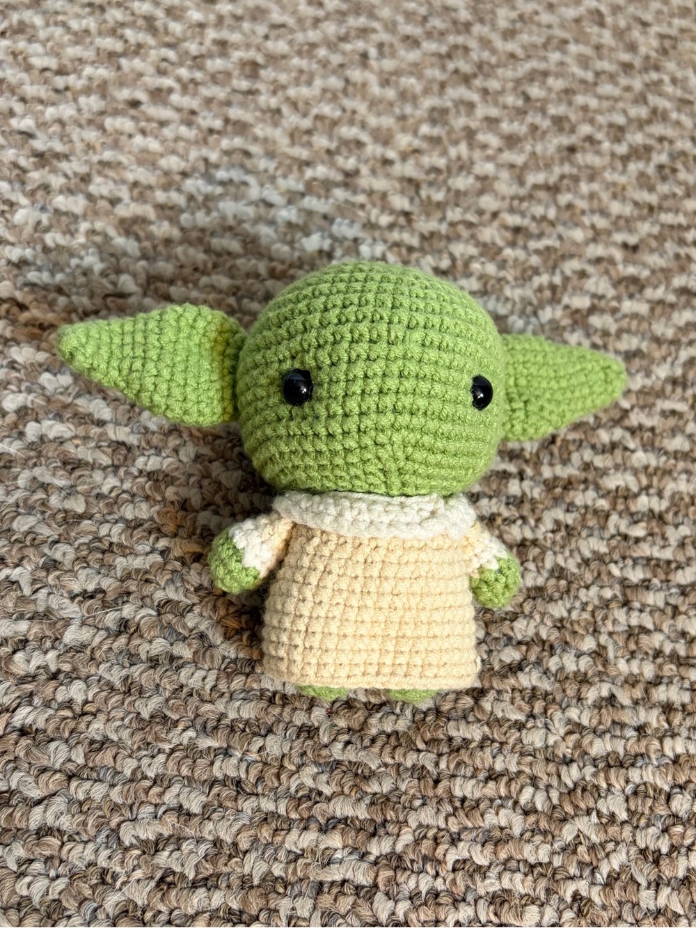 Handmade Crochet Star Wars Baby Yoda Grogu Amigurumi Doll